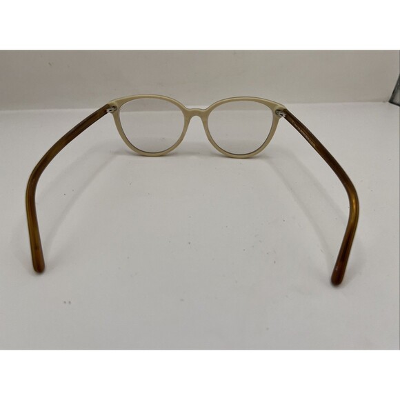Heart Eyeglasses 1226 Brown/Cream Designer Frames Only Brown 51-16-140 - Picture 5 of 6